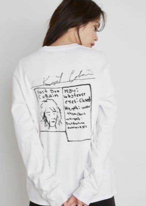 SNIDEL feat.KURT COBAIN グラフィックロンT ホワイト S — image 2