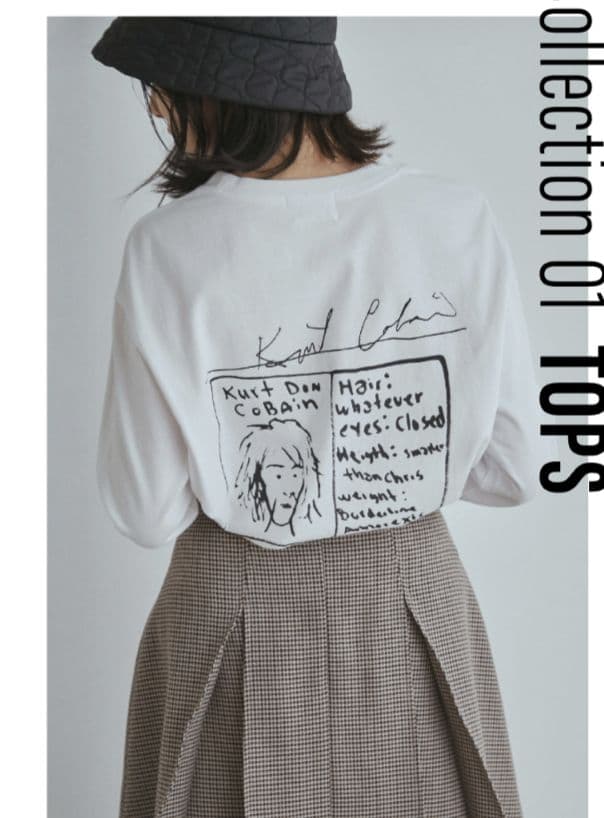 SNIDEL feat.KURT COBAIN グラフィックロンT ホワイト S — image 5