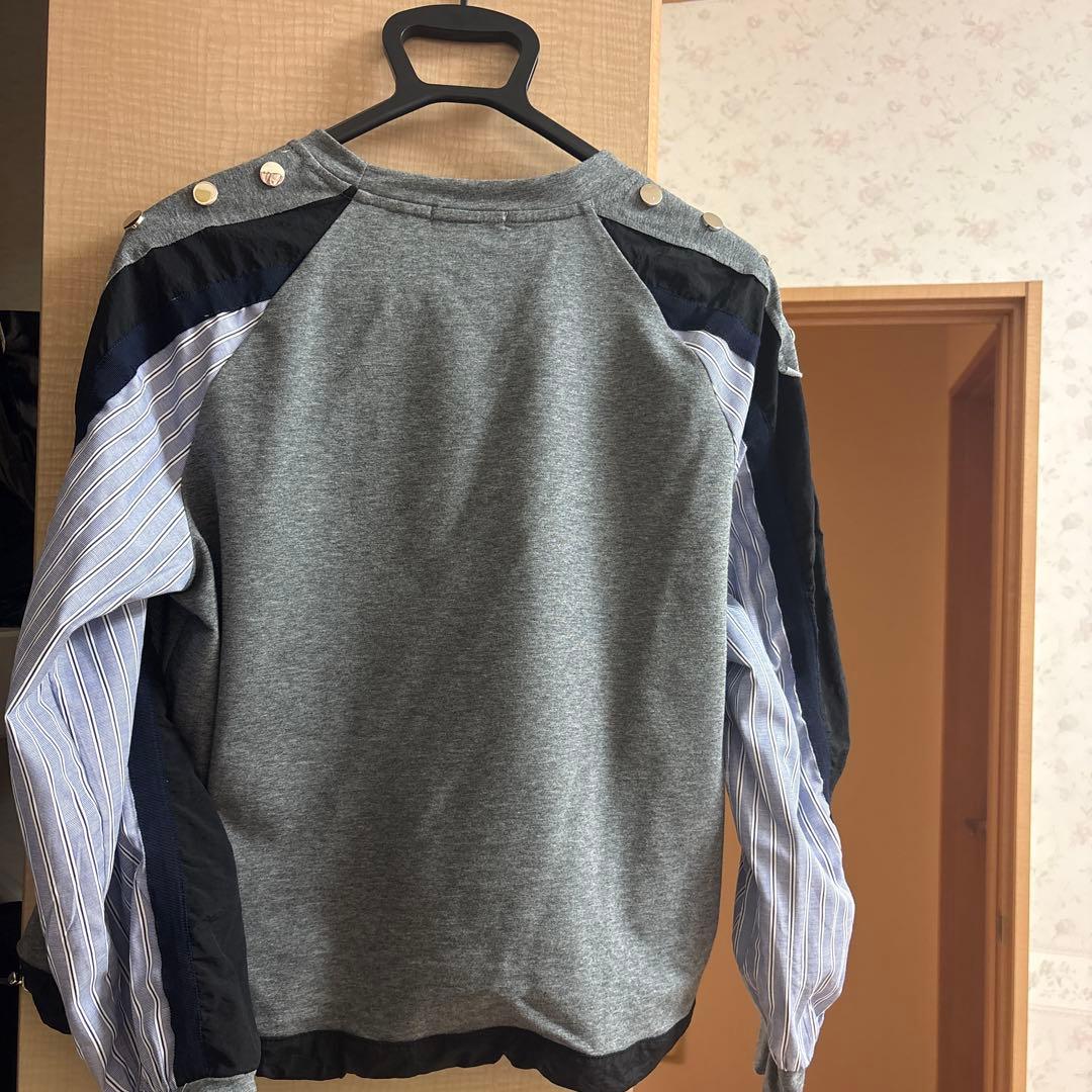TRUBE ドッキングプルオーバー 長袖 グレー — image 3