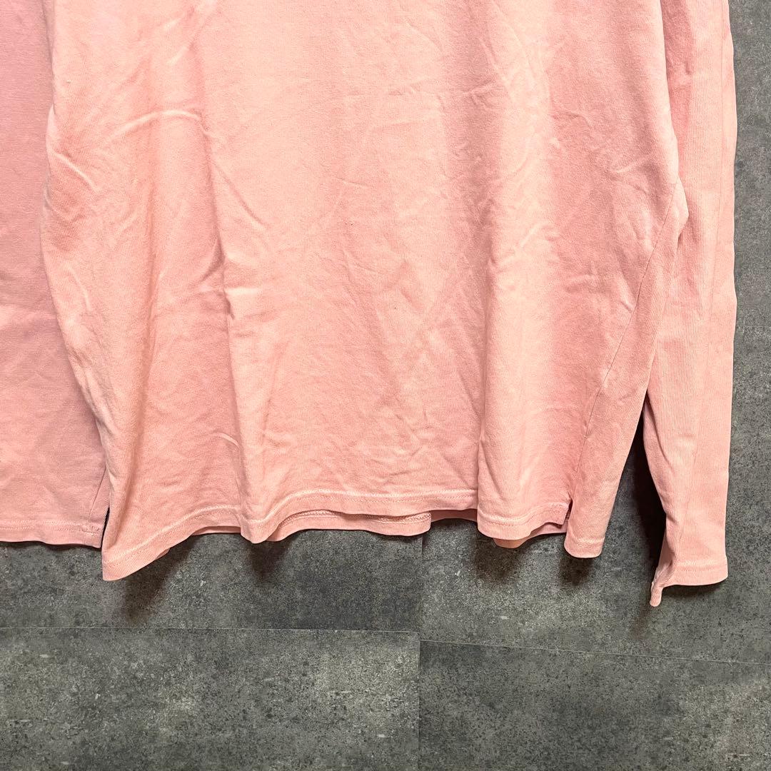 FRUIT OF THE LOOM 無地 ロンT M ピンク 長袖Tシャツ — image 3