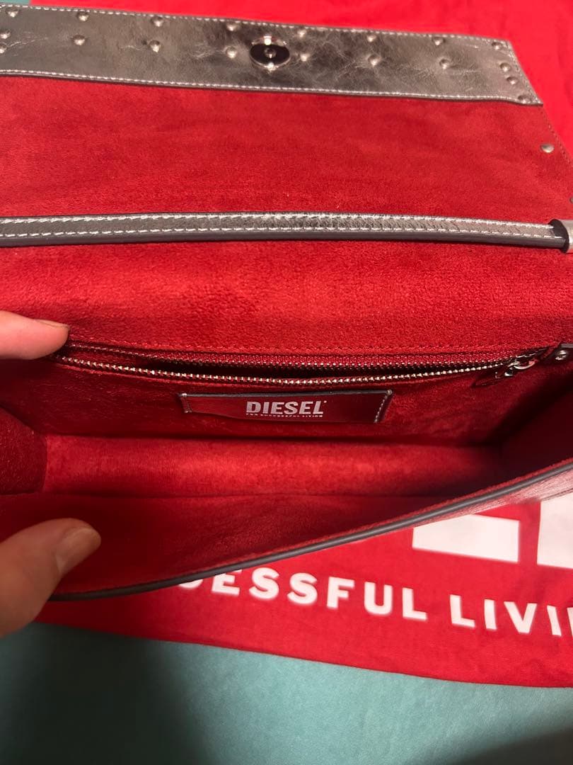 ディーゼル　ハンドバッグ　シルバー — image 4