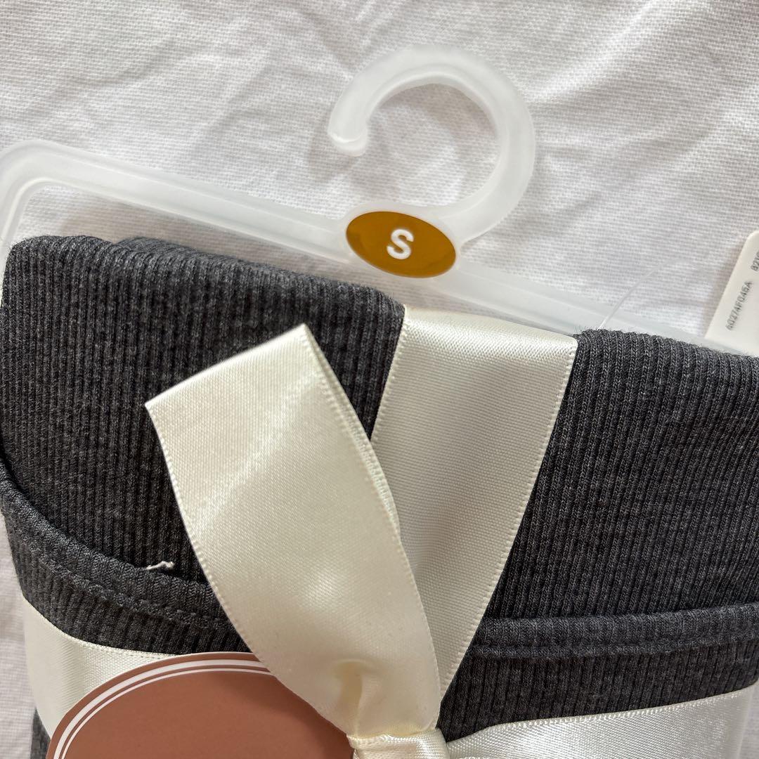 GU ストレッチリブクロップドT 【12分袖ウォーム — image 2
