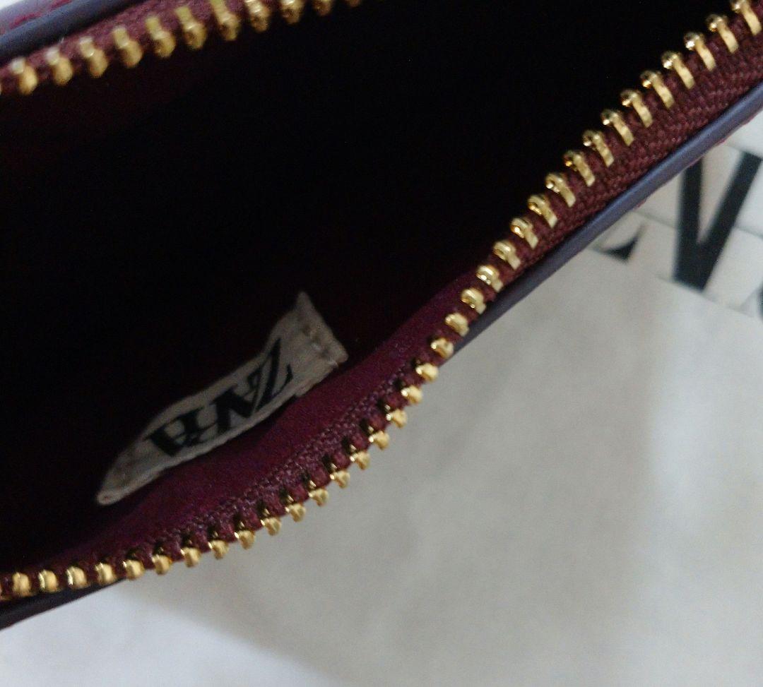ZARA ハンドバッグ ボルドー スタッズ付き — image 3