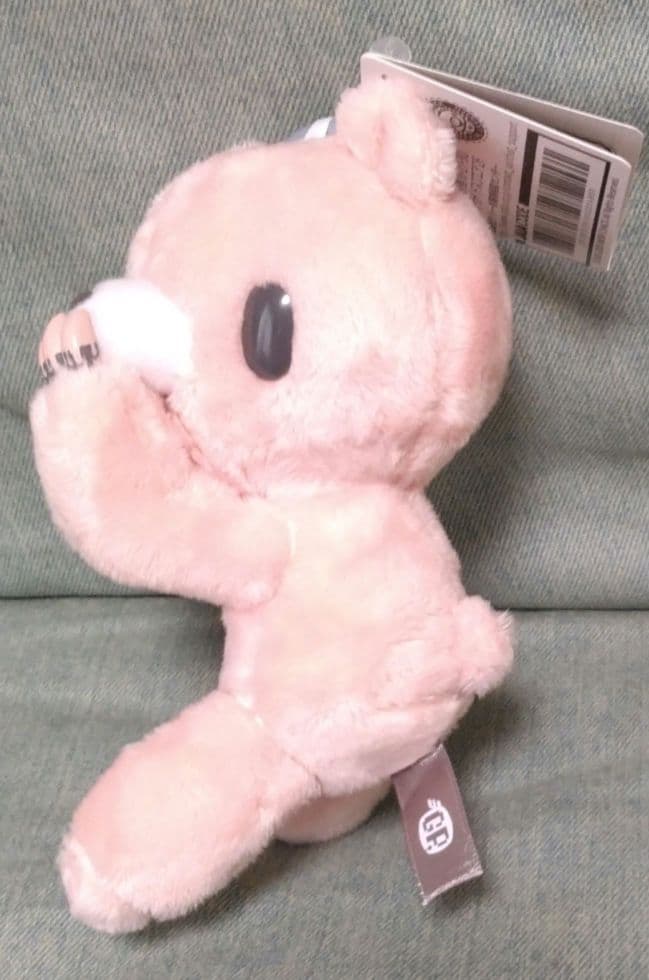 チャックスGP　いたずらぐまのグルーミー　ぬいぐるみマスコット『ベージュピンク』 — image 3