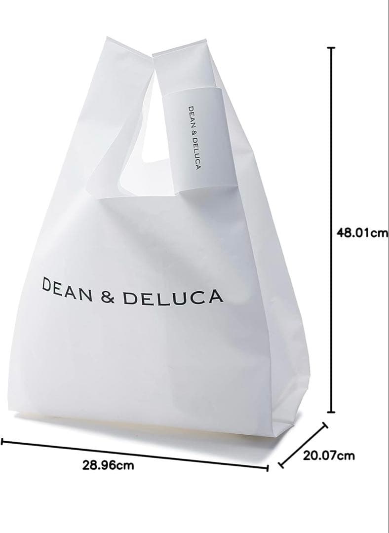 ディーンアンドデルーカ　エコバッグホワイト DEAN & DELUCA新品未使用 — image 2