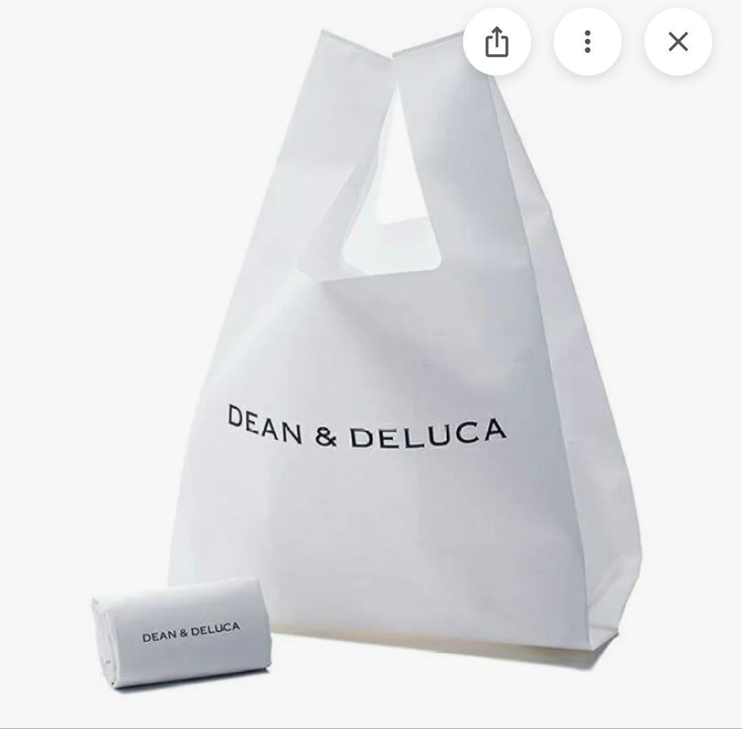 ディーンアンドデルーカ　エコバッグホワイト DEAN & DELUCA新品未使用 — image 3