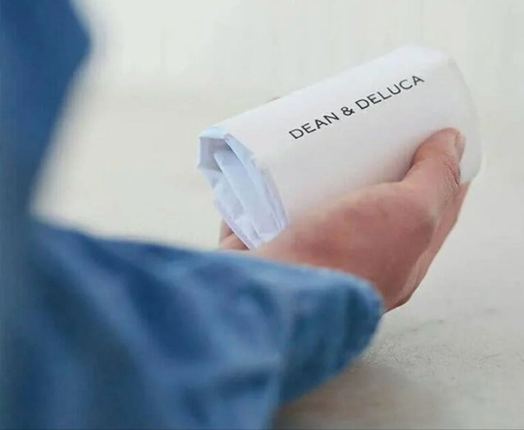ディーンアンドデルーカ　エコバッグホワイト DEAN & DELUCA新品未使用 — image 5
