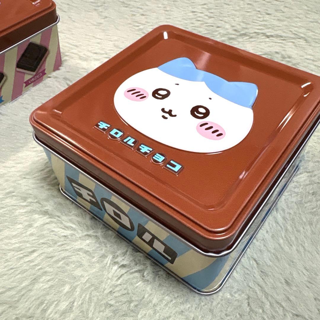 ちいかわ ハチワレ チロルチョコ 空缶 2個セット — image 2