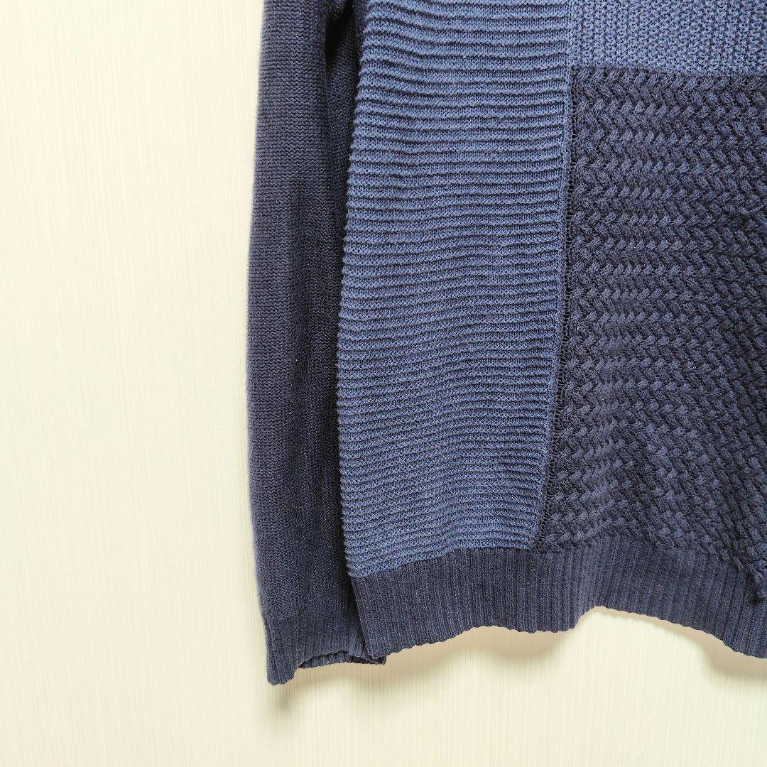 ⭐️【ネイビー】 Navy クルーネックニット オーガニックコットン100% L — image 5
