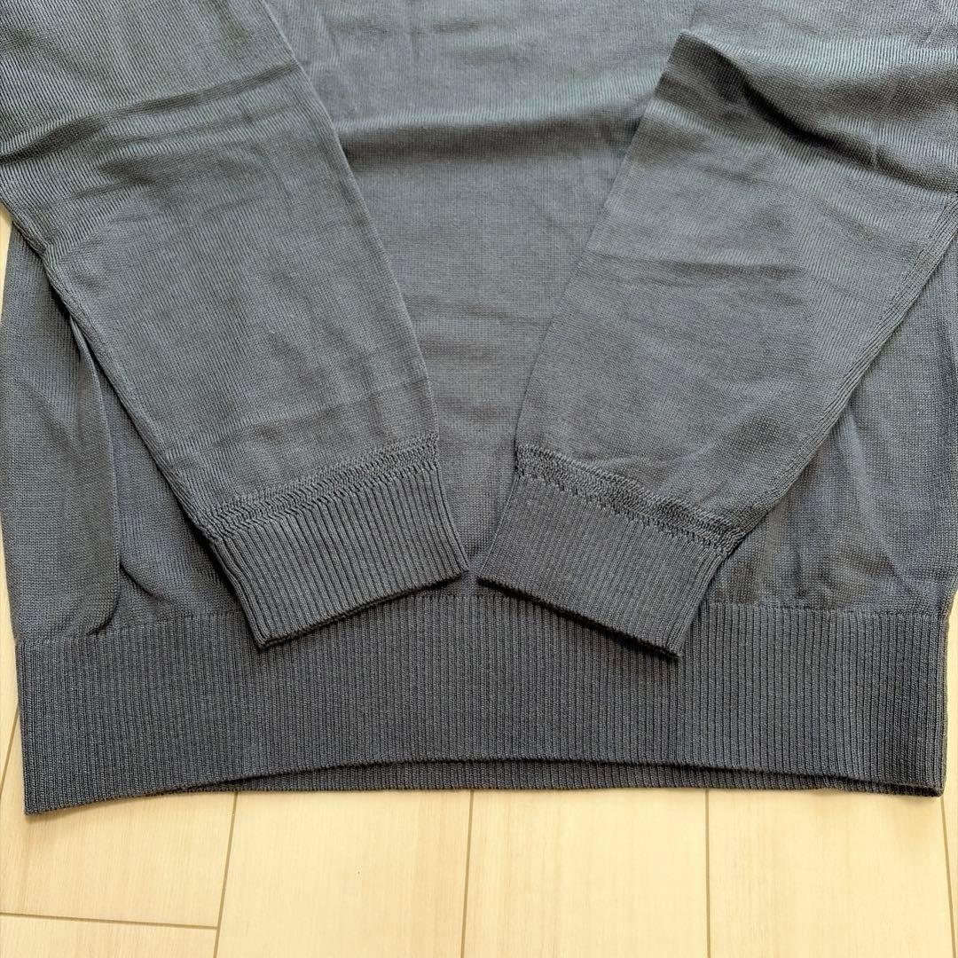DoCLASSE メンズ Vネック ニット セーター グレー Lサイズ — image 3
