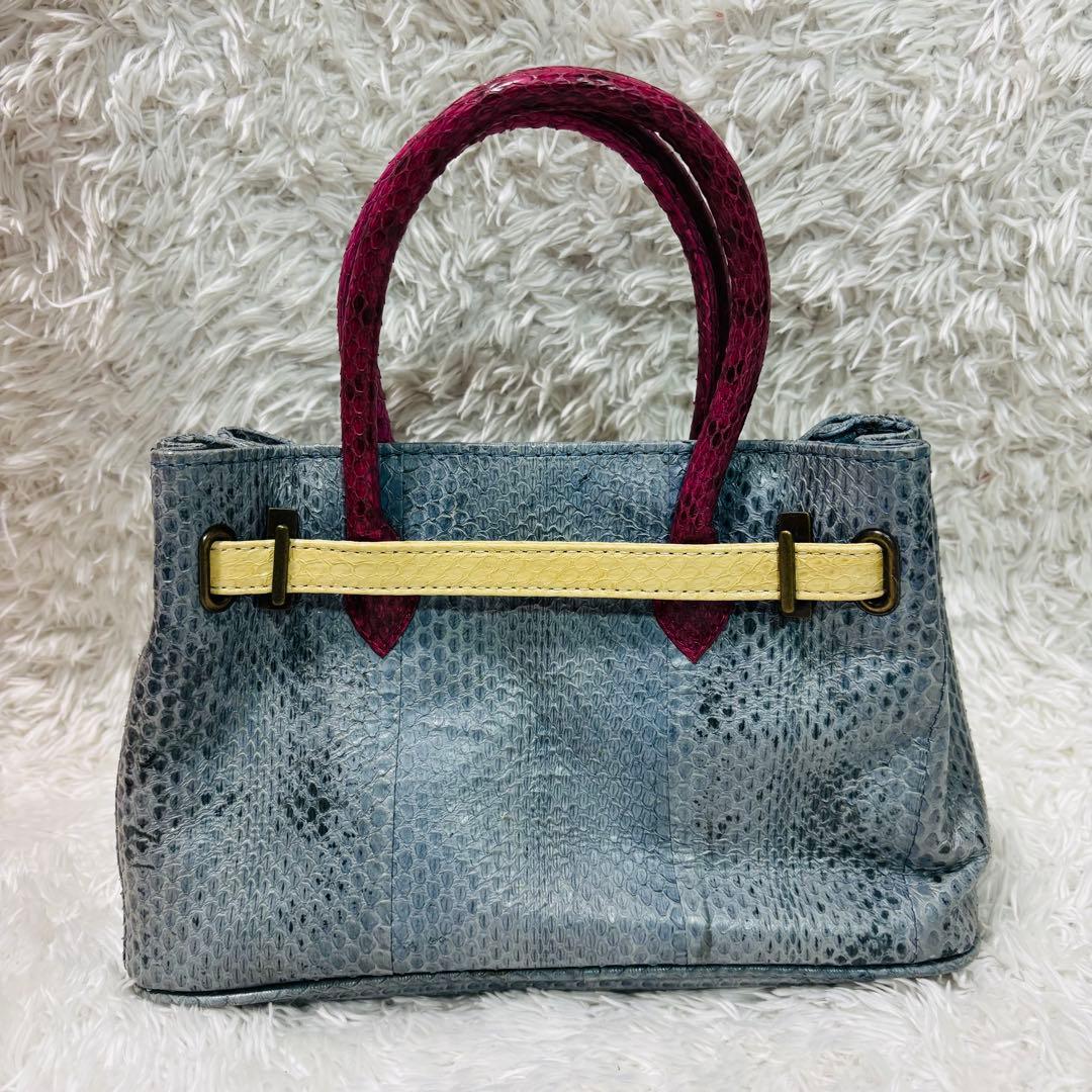 pliable パイソンレザー 2WAY ハンド ショルダー バッグ カデナ — image 3