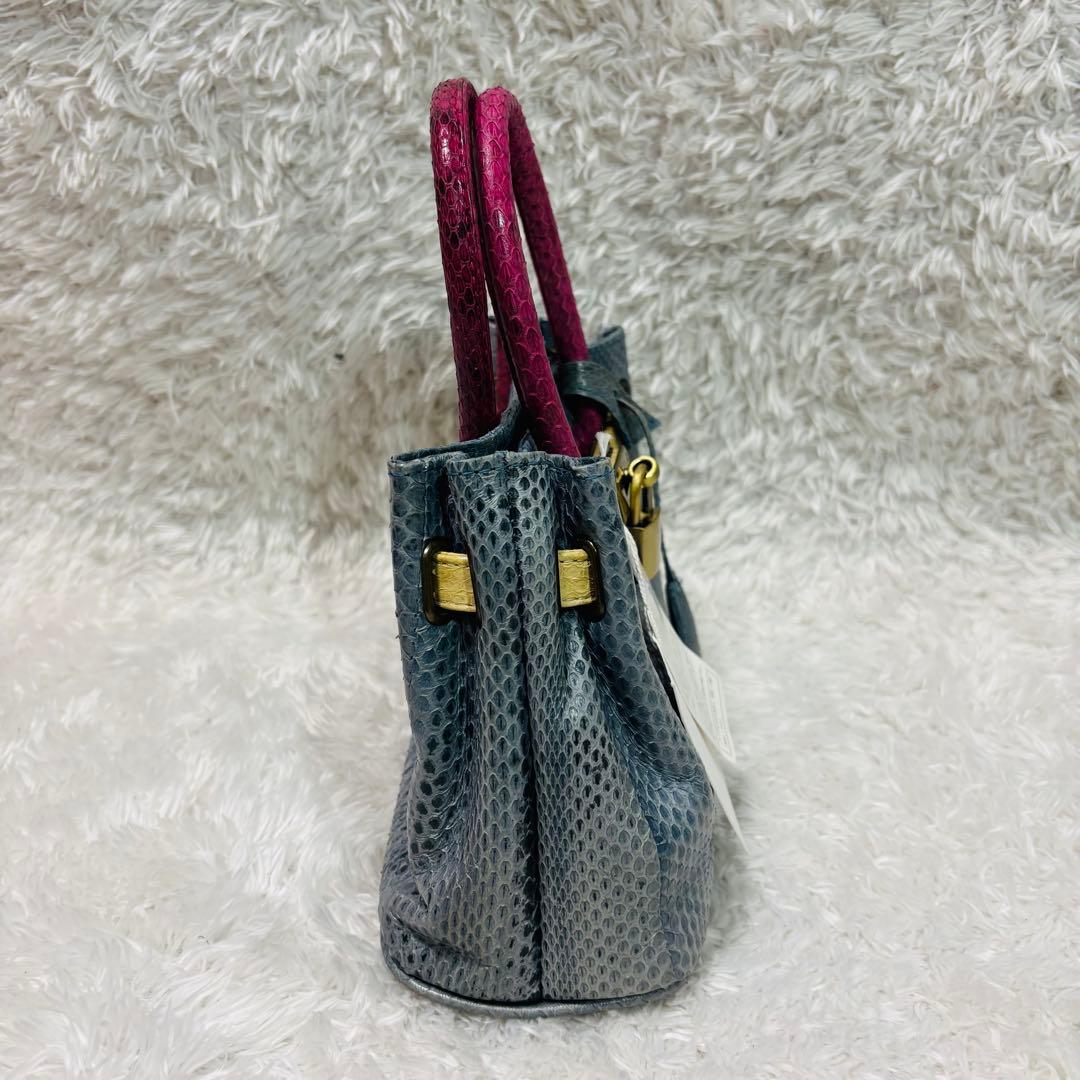pliable パイソンレザー 2WAY ハンド ショルダー バッグ カデナ — image 5