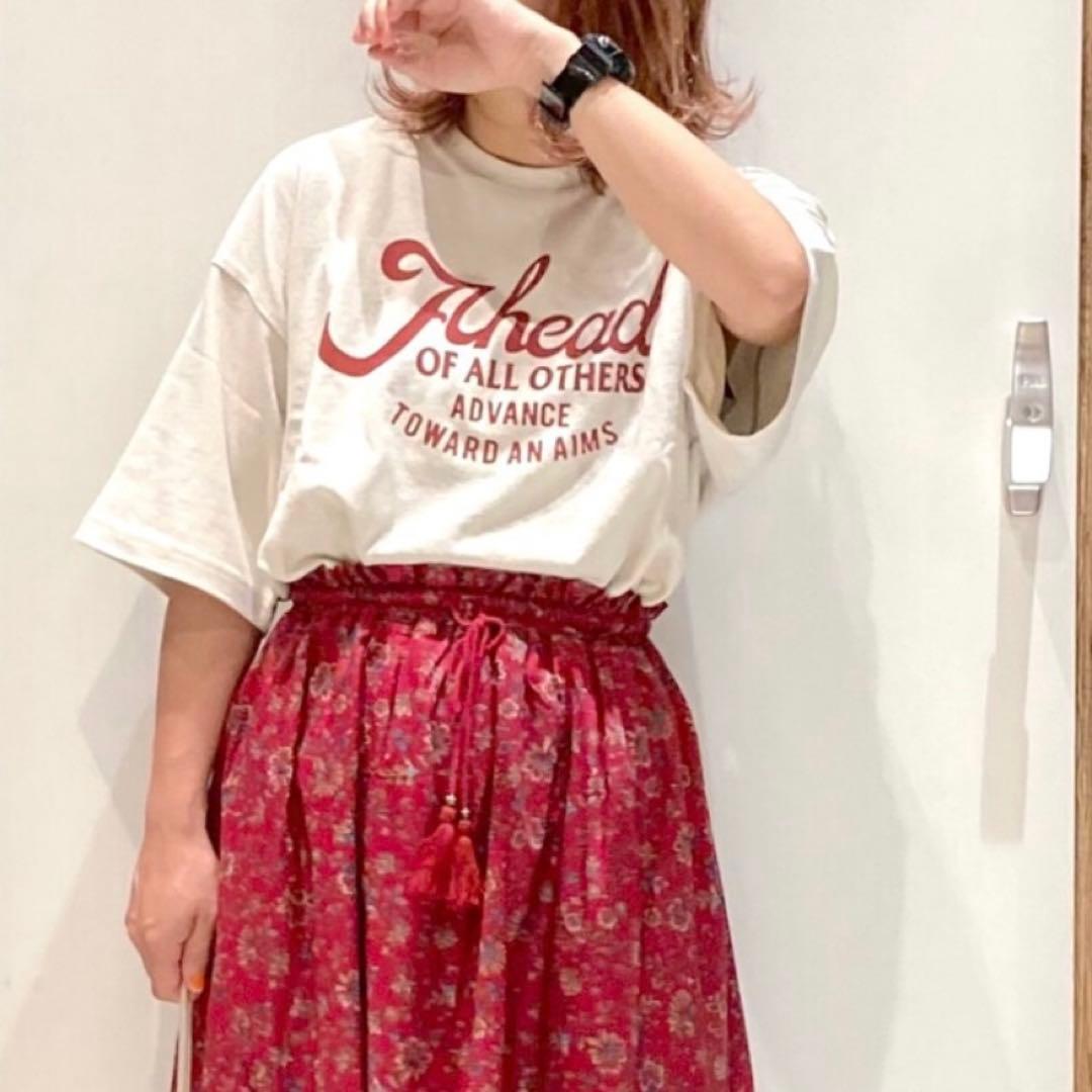 niko and…ニコアンド　アソートプリントTシャツ　④サイズ L 七分袖 — image 2