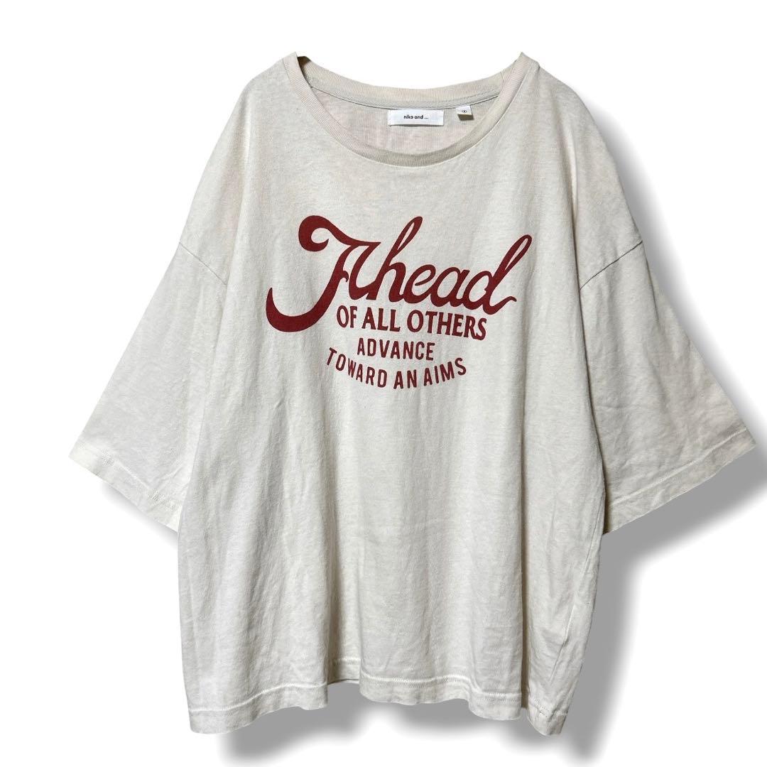 niko and…ニコアンド　アソートプリントTシャツ　④サイズ L 七分袖 — image 3