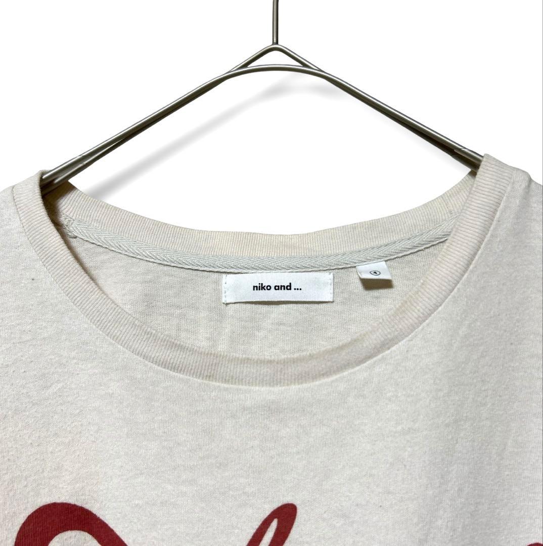 niko and…ニコアンド　アソートプリントTシャツ　④サイズ L 七分袖 — image 5