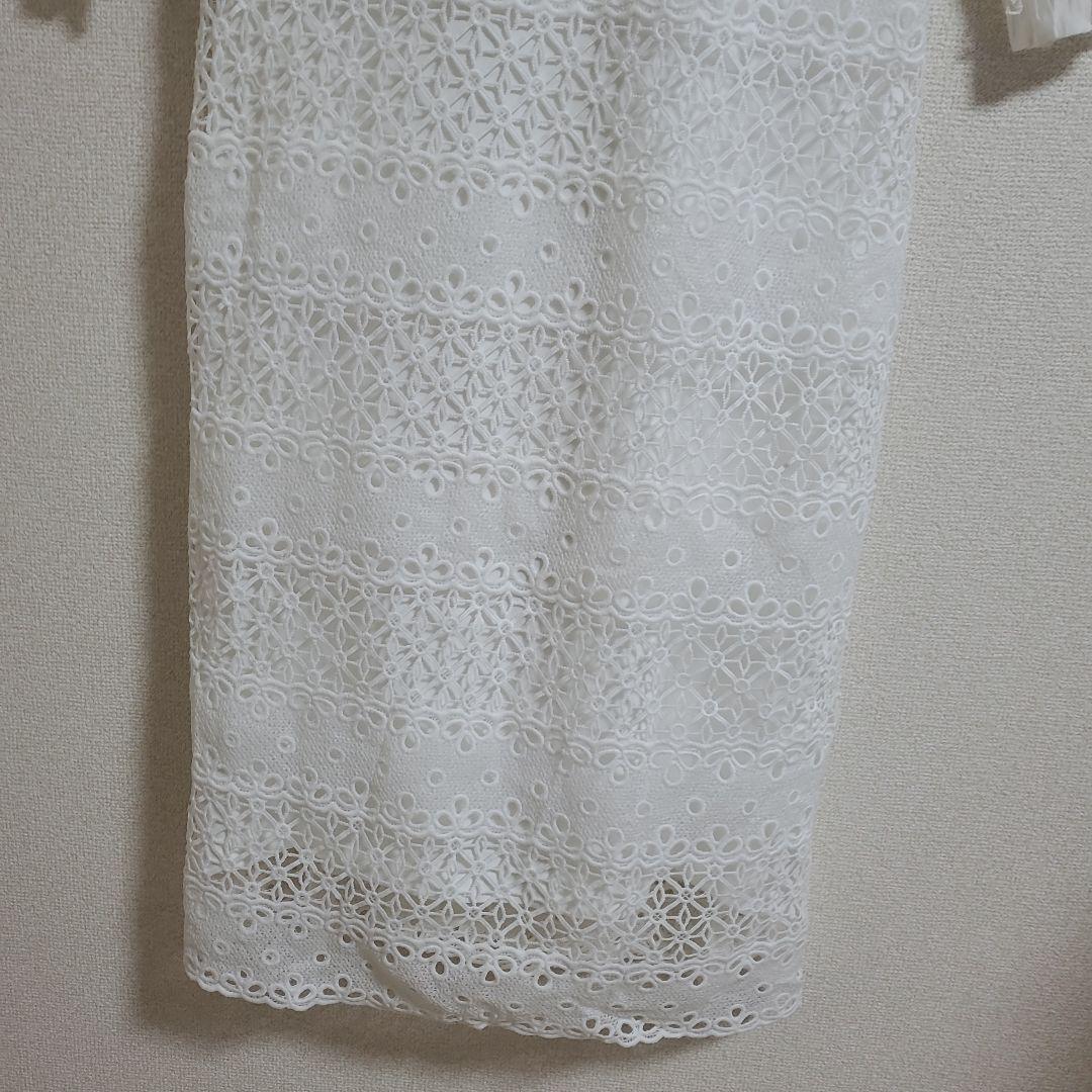 【タグ付】Crocobebe【S】ホワイトロングワンピース 　レース — image 4