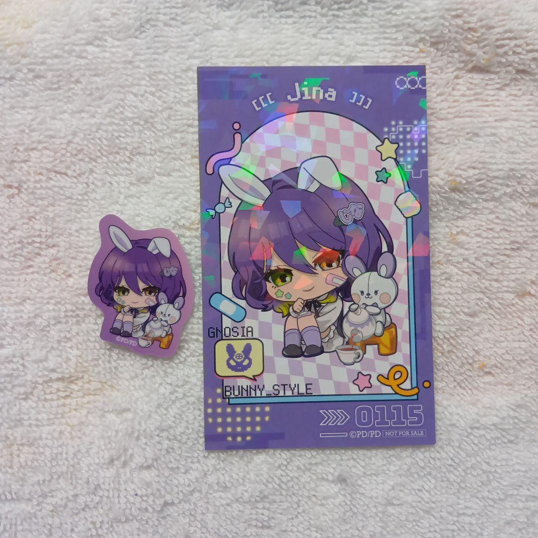 SQ　ジナ　特典　フレークシール　ファボテリア　グノーシア — image 2