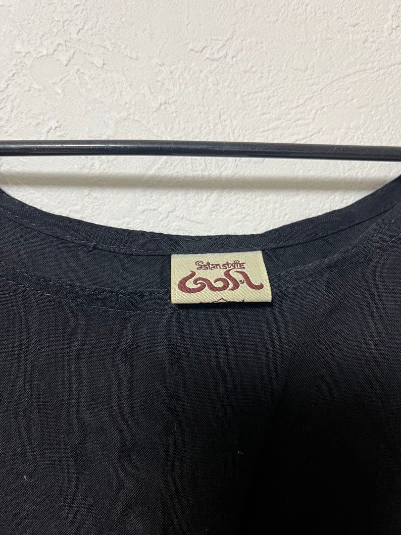Asian Style GOA ポンチョ ブラック — image 3