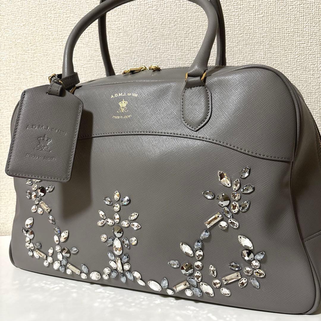 ADMJ スワロフスキー ボストンバッグ　バッグ — image 2
