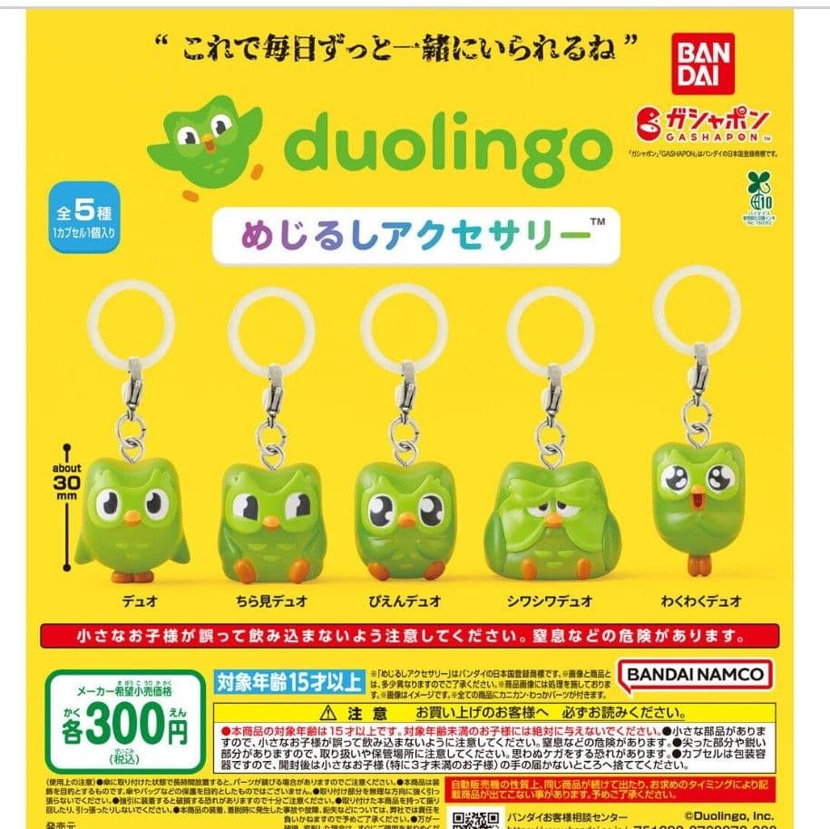 duolingo めじるしアクセサリー　3個セット — image 2