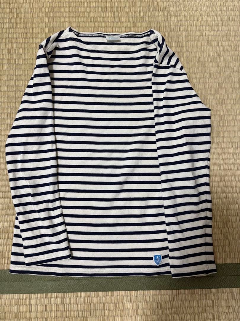 ORCIVAL オーシバル 長袖 ボーダー カットソー — image 2