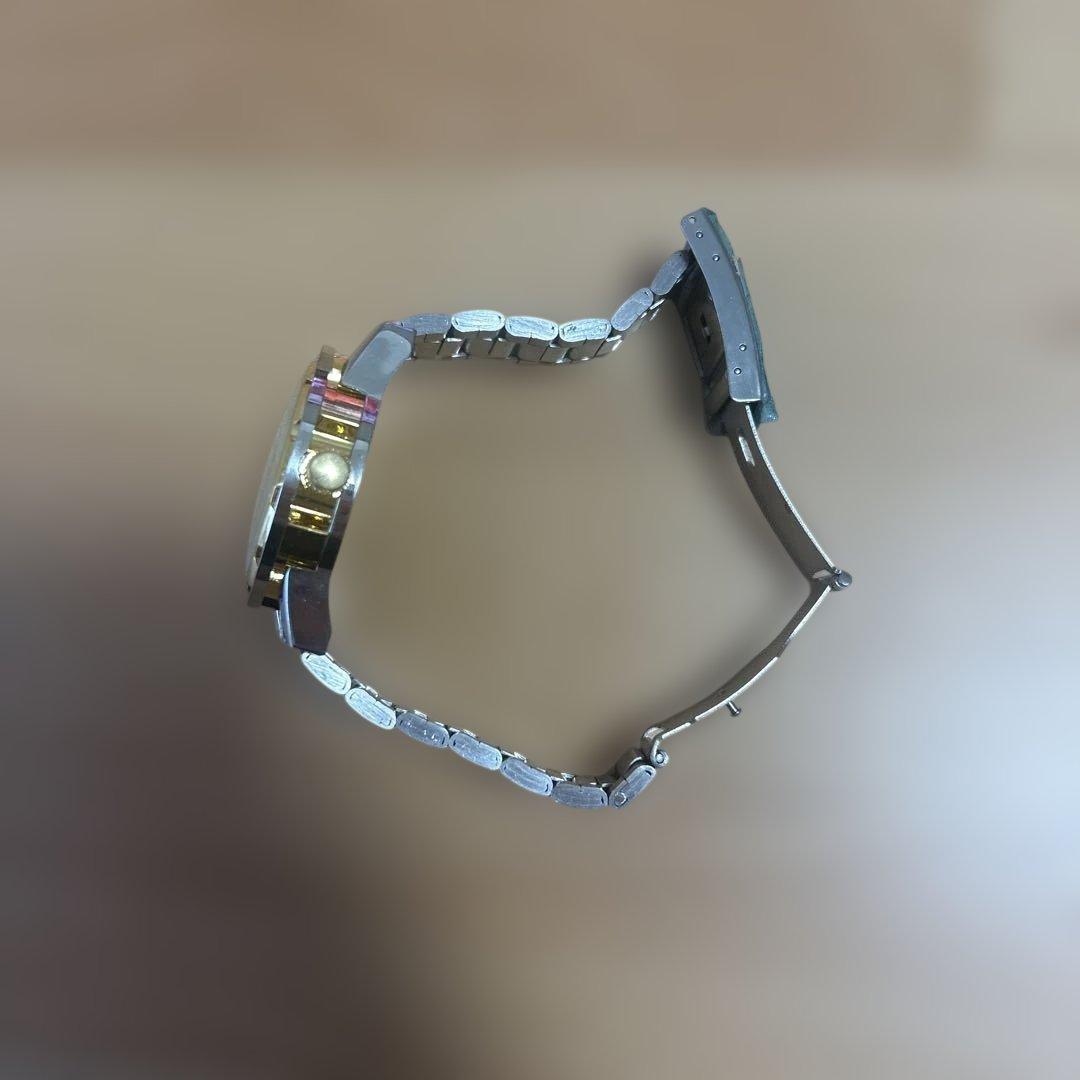 SEWOR 自動巻き スケルトン メンズ 腕時計 稼働 コンビカラー — image 4