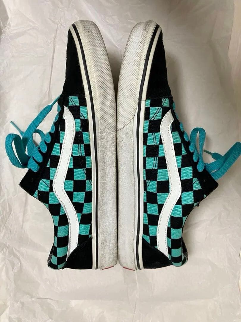 【最終価格】VANS Old Skool ターコイズ/ブラック 27cm — image 3