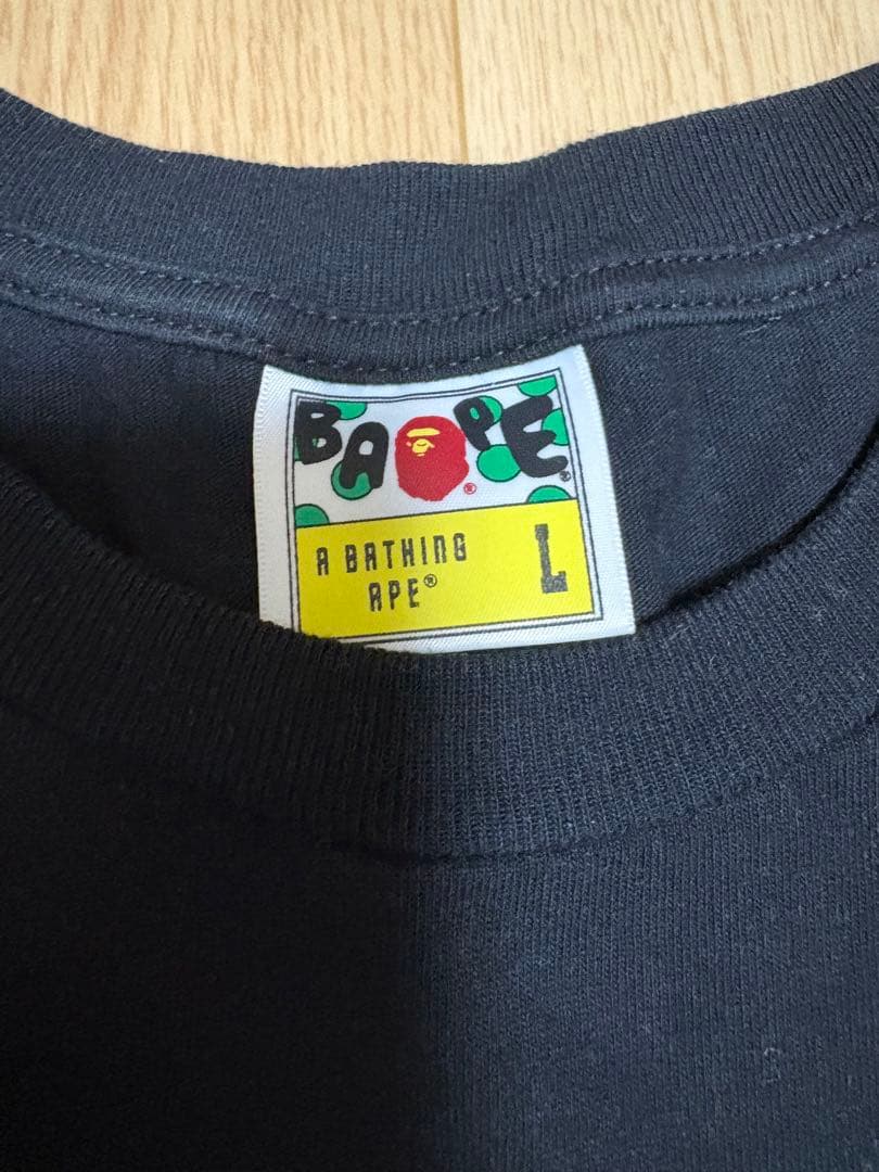 A BATHING APE カレッジロゴ Tシャツ ブラック — image 4