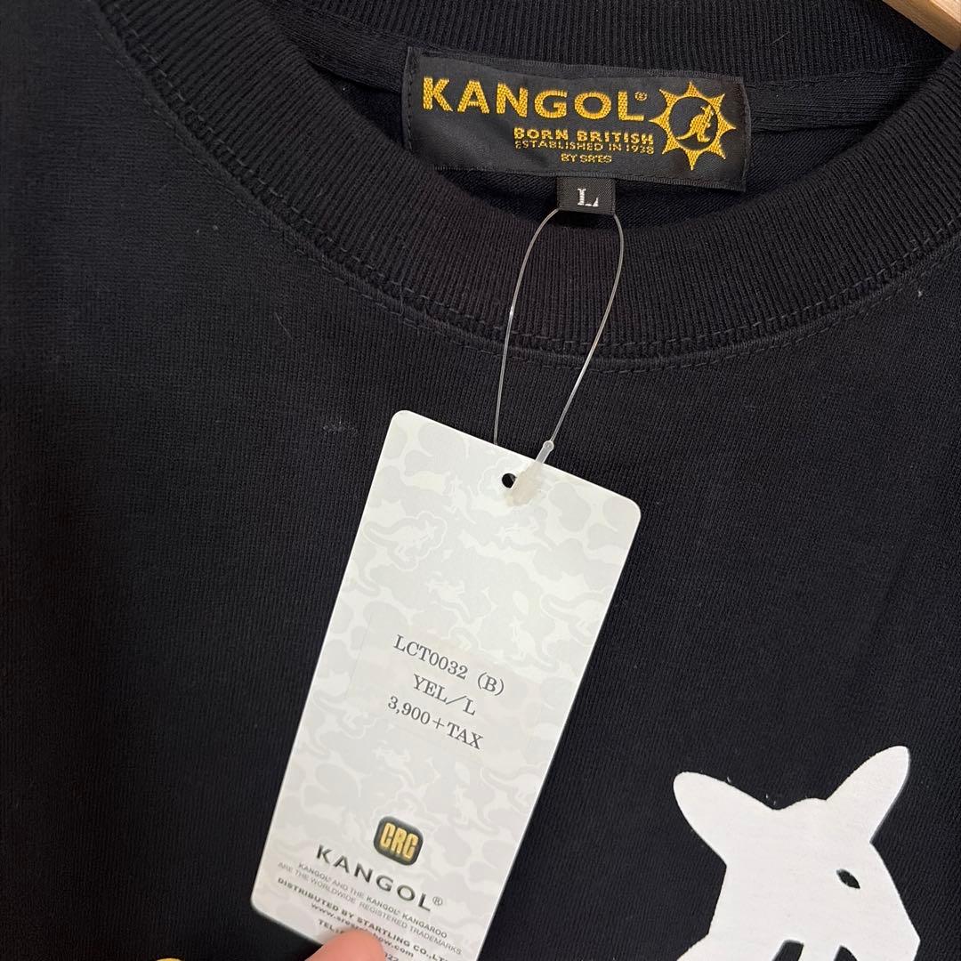 KANGOL カンゴール Tシャツ Lサイズ ブラック — image 2
