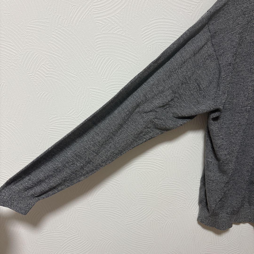 PRONTO UOMO ニット モックネック 無地 L/G 灰色 長袖 — image 5