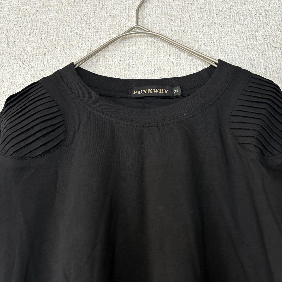 PUNKWEY パンクウェイ サイドジップ 半袖 Tシャツ 黒 バンド パンク — image 2