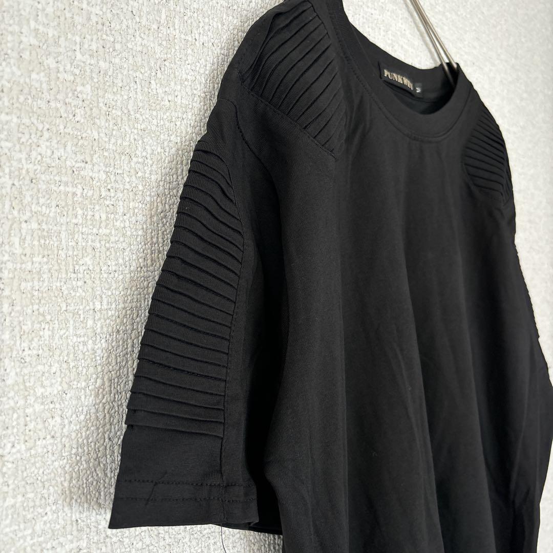 PUNKWEY パンクウェイ サイドジップ 半袖 Tシャツ 黒 バンド パンク — image 3
