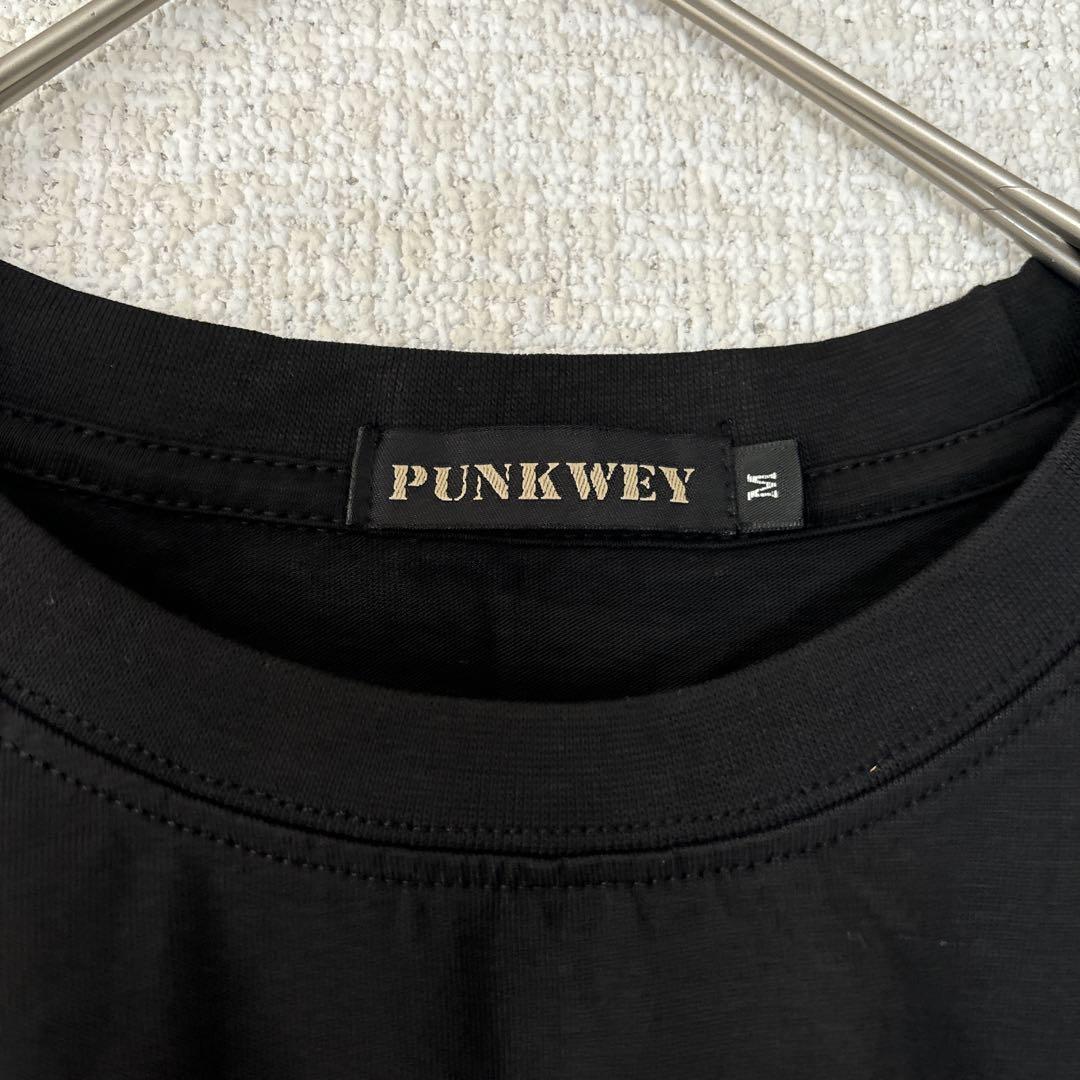PUNKWEY パンクウェイ サイドジップ 半袖 Tシャツ 黒 バンド パンク — image 4