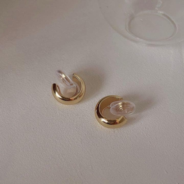 イヤリング ノンホールピアス ゴールド イヤーカフ シンプル 大人 アクセサリー — image 5