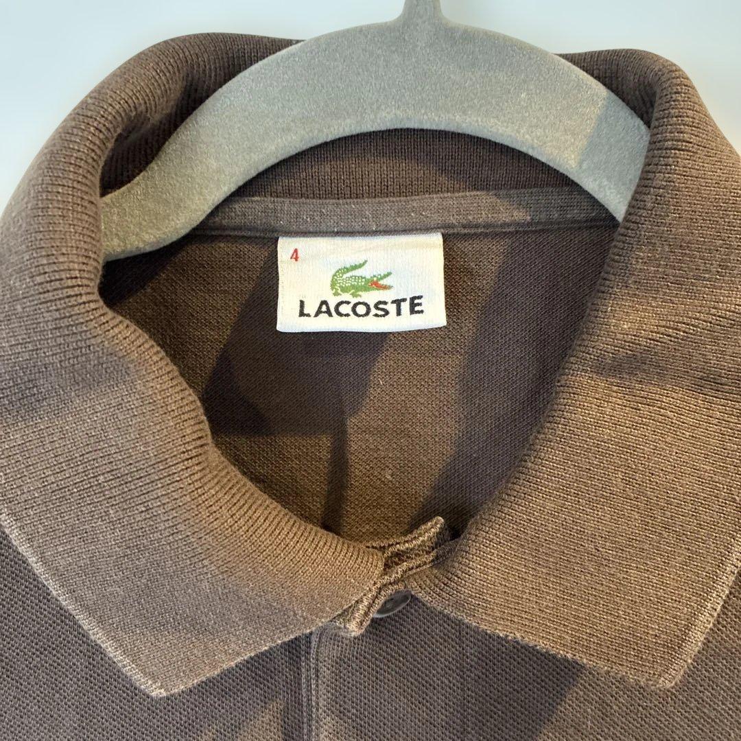LACOSTE ポロシャツ ブラウン サイズ4 — image 3