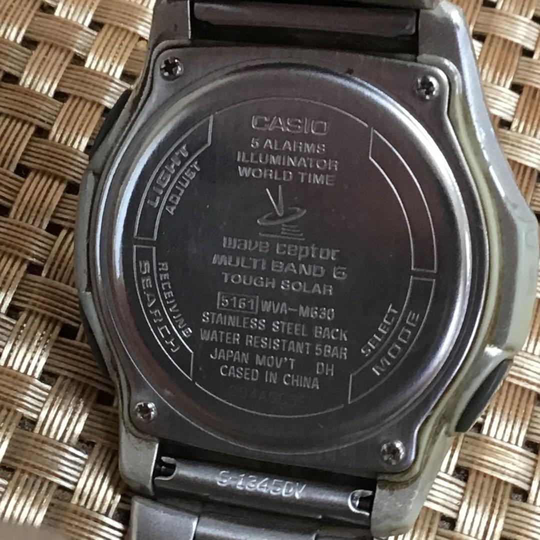 CASIO WVA-M630 防水ソーラー メンズ 腕時計 — image 4