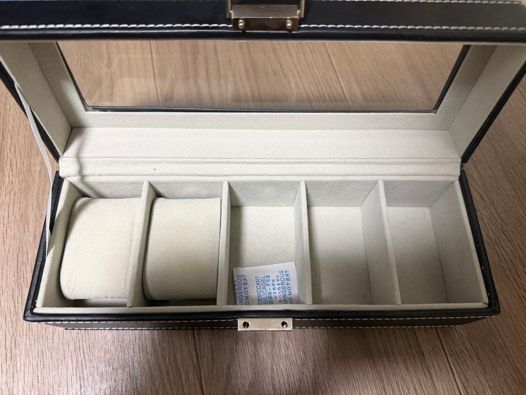 腕時計収納ケース 5本用 ブラック — image 2
