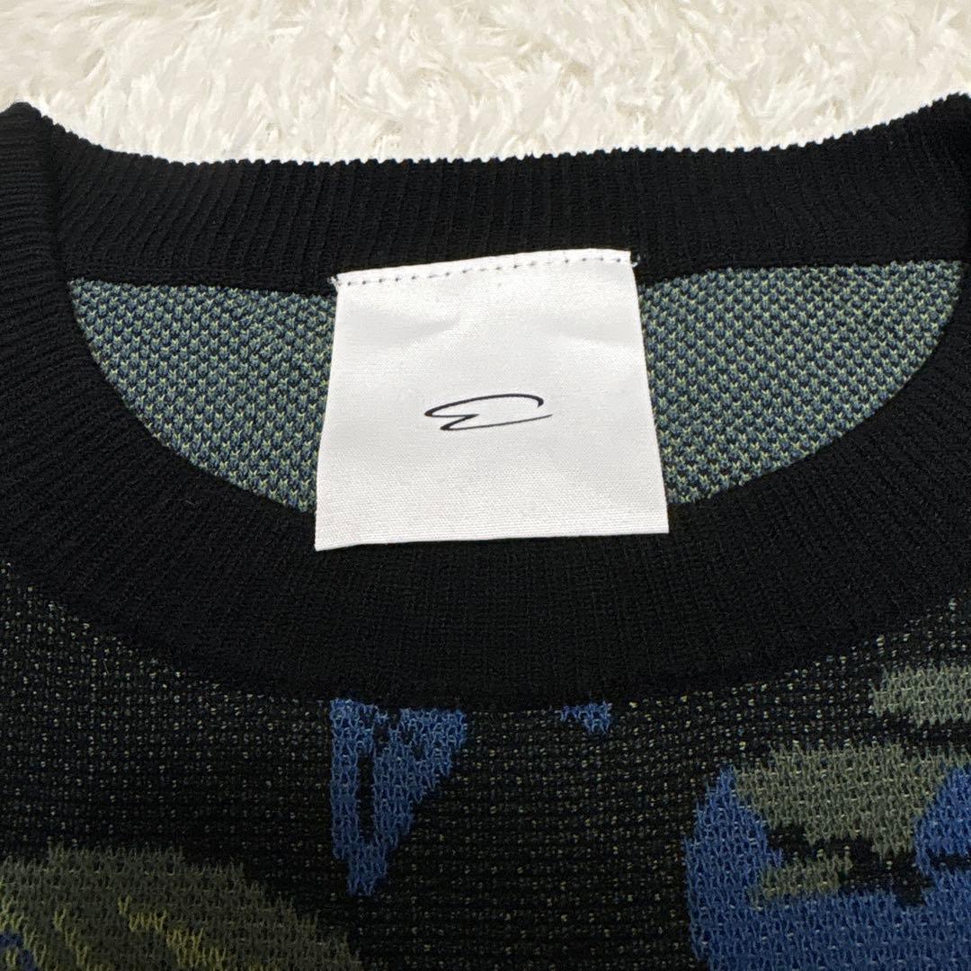 ENDER PRODUCTS ニット　花柄　おしゃれ　Tシャツ　L — image 2