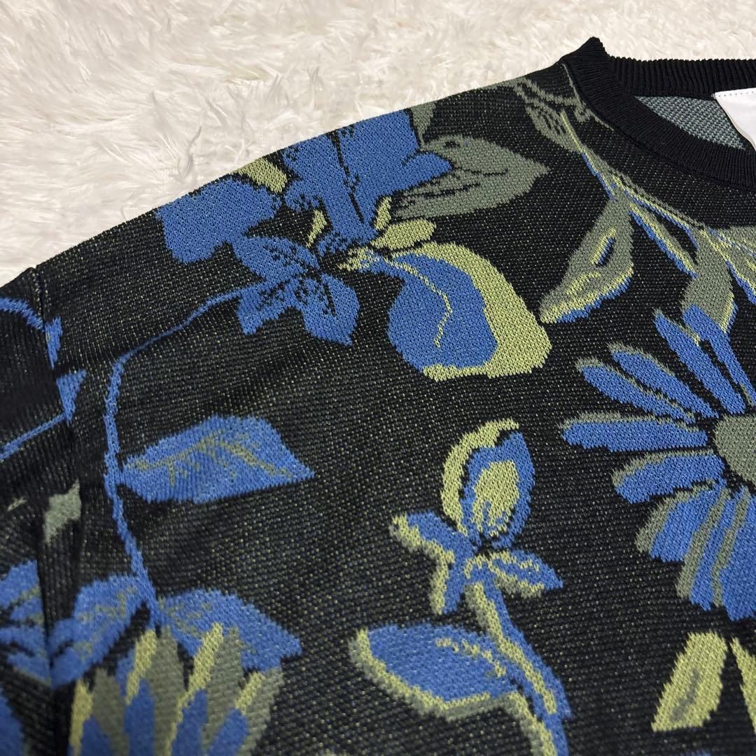 ENDER PRODUCTS ニット　花柄　おしゃれ　Tシャツ　L — image 3