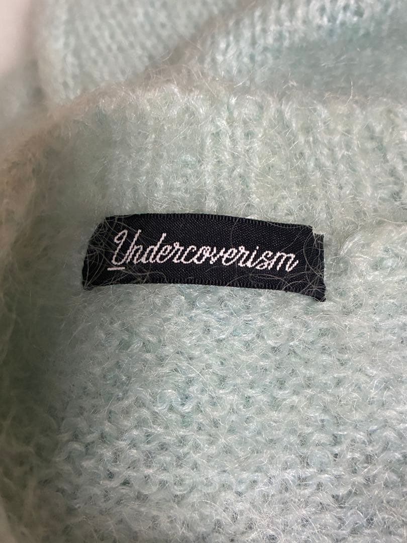 UNDERCOVERISM 22AWモヘア混 クルーネックニット ライトブルー — image 5