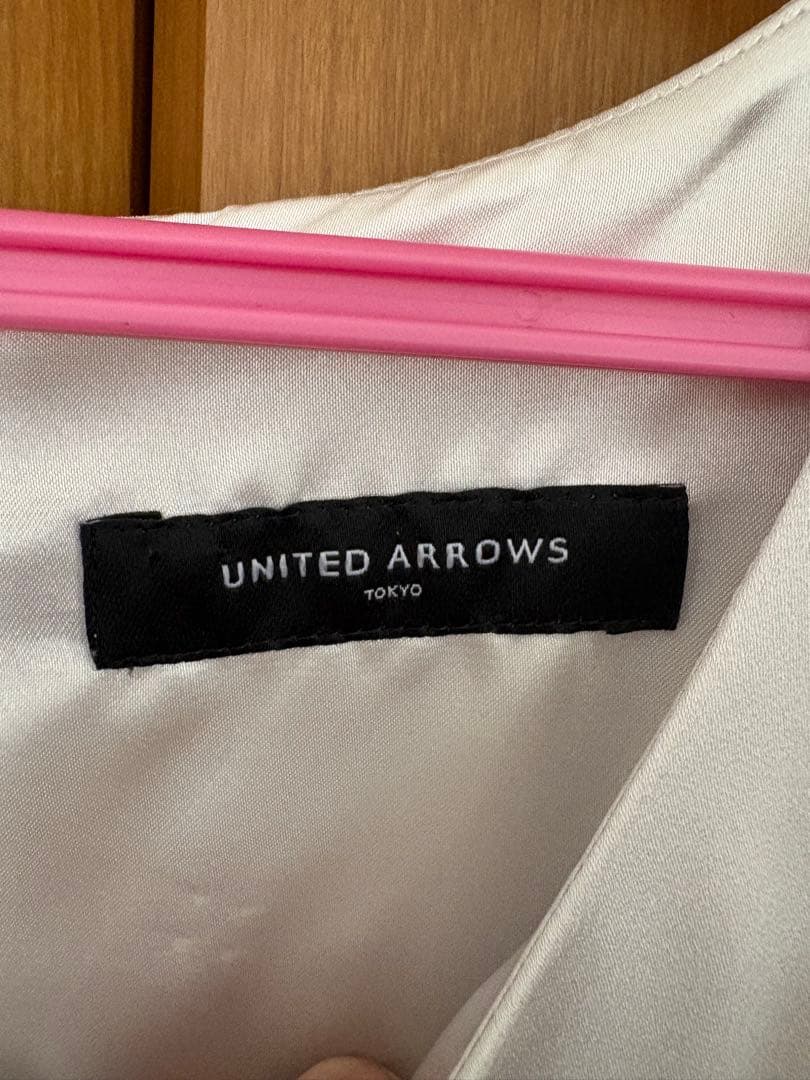 UNITED ARROWS ユナイテッドアローズ　プリーツ ワンピース — image 3