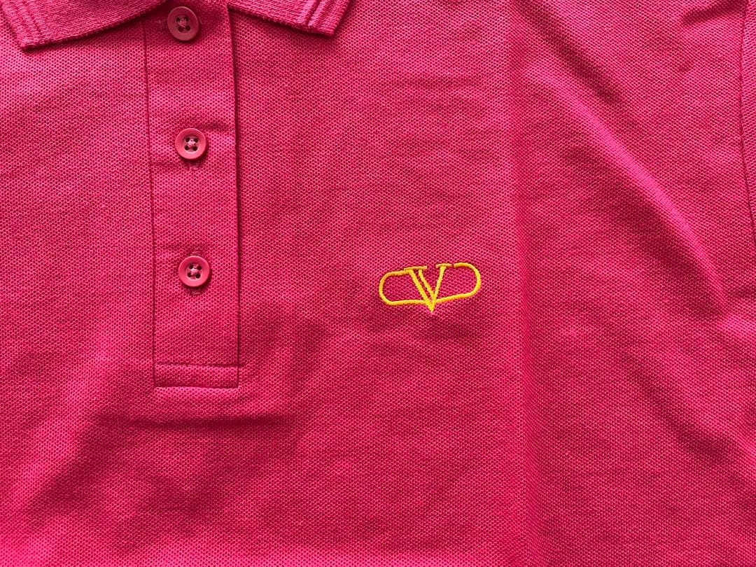 値下げ☆新品未使用☆ANRICO VALENTINO ポロシャツ 半袖 ピンク — image 2