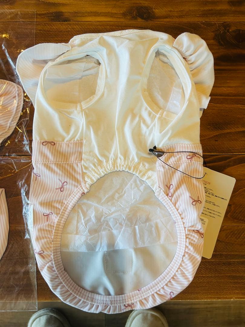 Radica ラディカ 犬服 2枚セット リボン柄 ピンク 新品 M — image 3