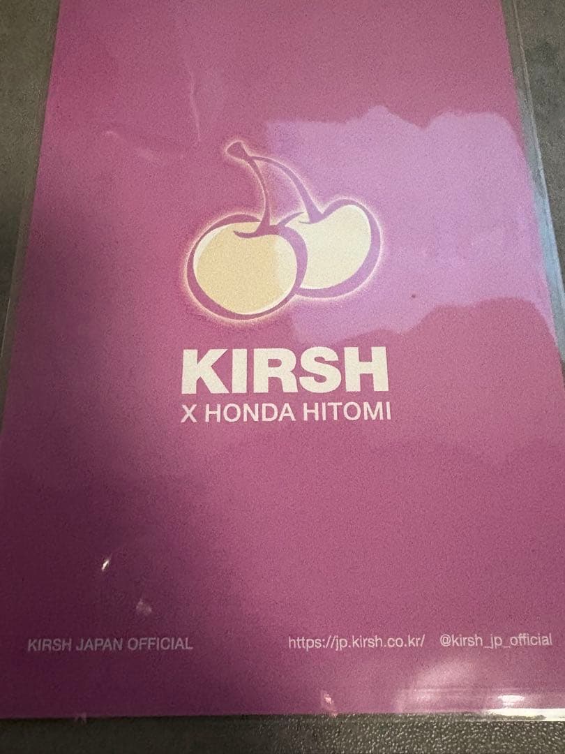 本田仁美 KIRSH コラボ ポストカード ステッカー — image 2