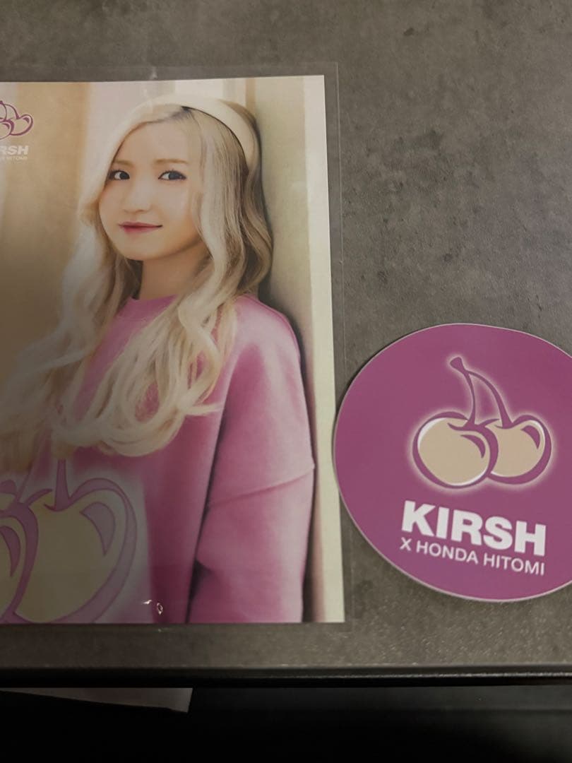 本田仁美 KIRSH コラボ ポストカード ステッカー — image 3
