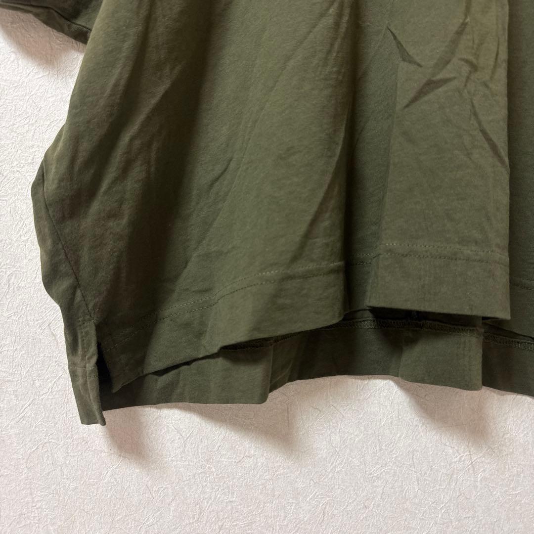 CHIP CLIP 半袖　Tシャツ　カーキ 4L オーバーサイズ　ロゴ　夏 — image 4