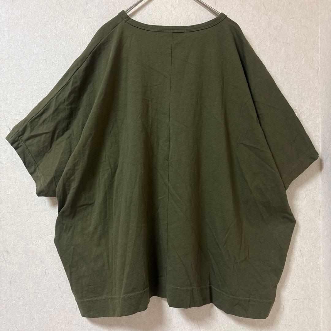 CHIP CLIP 半袖　Tシャツ　カーキ 4L オーバーサイズ　ロゴ　夏 — image 5