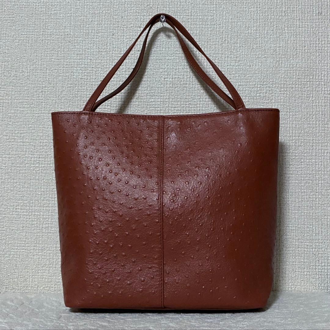 オーストリッチ風 ハンドバッグ — image 3