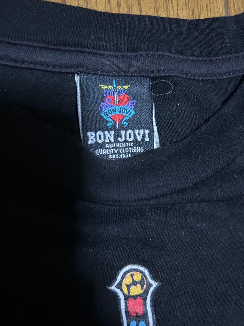 【非売品】BON JOVI ボン・ジョヴィ バンドTシャツ 北電子 黒 — image 2
