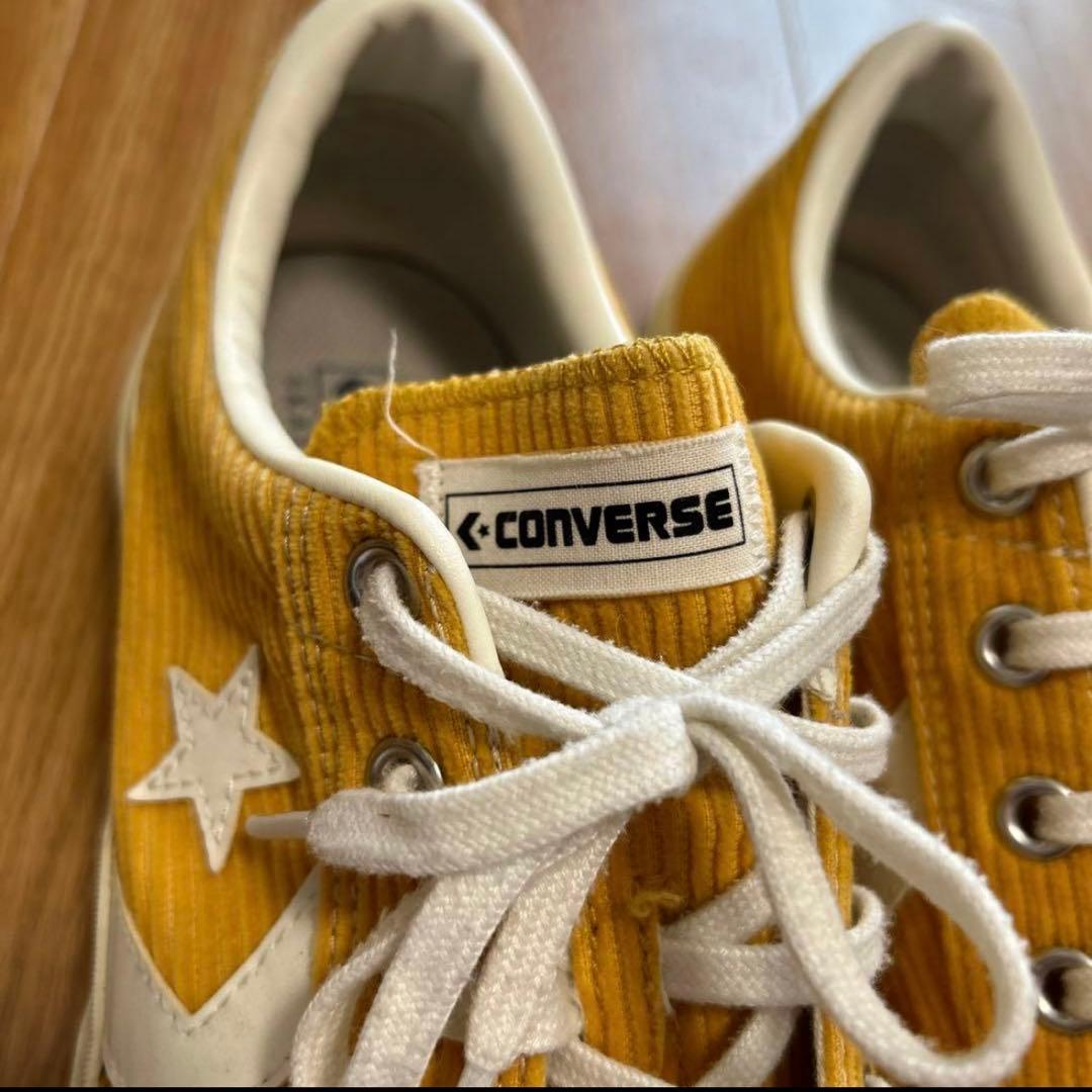 CONVERSE コーデュロイスニーカー イエロー — image 2
